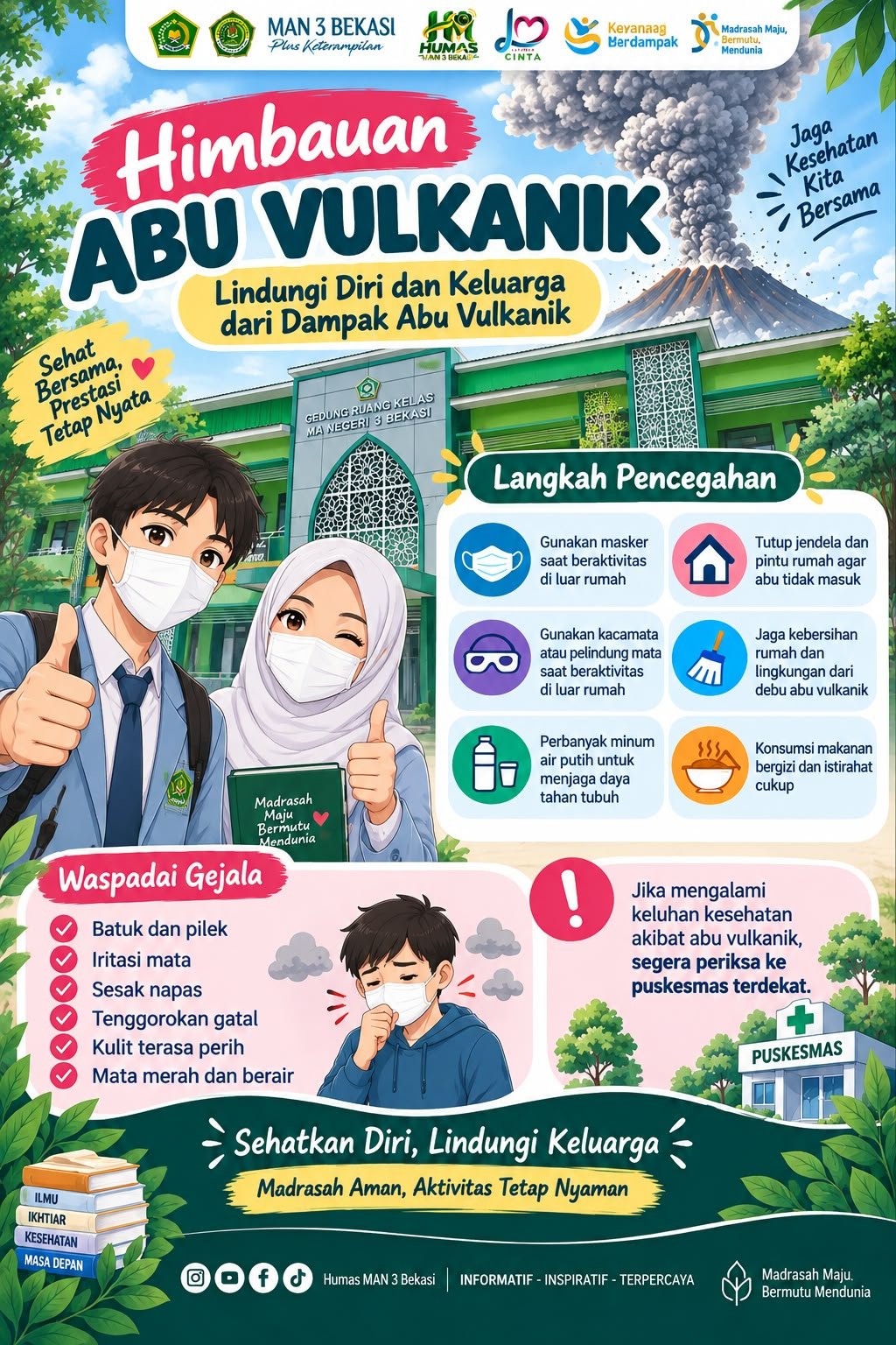 Himbauan Waspada Debu Vulkanik